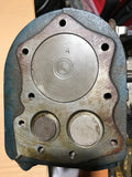 showing top of engine block