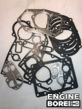 gasket set designed for the Kohler K482 / K532 / K582 engines. includes various sizes and shapes of gaskets, crafted from a durable, black material, suitable for preventing leaks and ensuring the proper functioning of the engine.